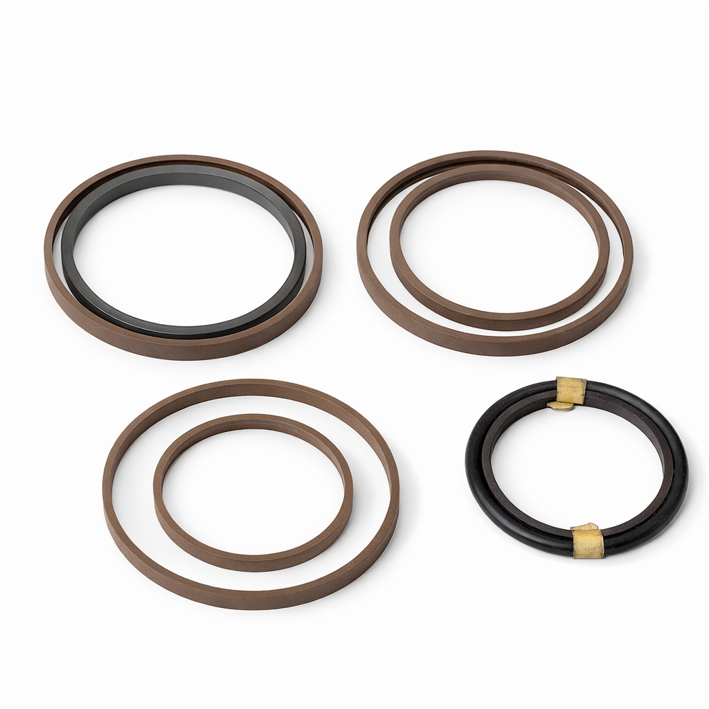 Teflon (PTFE) Boğaz Keçesi – Hidrolik Silindir Sızdırmazlık Seti
